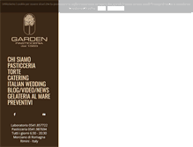 Tablet Screenshot of pasticceriagarden.it